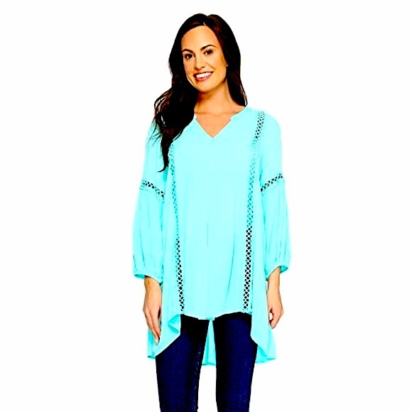 Ariat | Woman’s vivid tunic ( sea glass) size:small - Picture 1 of 8
